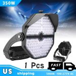 LED Stadium Lights 350W 49000LM with AC120-277V for Sports Fields (2)