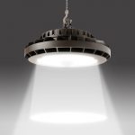 UFO LED High Bay Fixture 100W 5000K 120-277VAC (1)