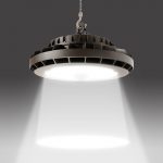 UFO LED High Bay Fixture 100W 5000K 120-277VAC (1)