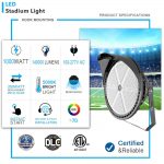 1000W LED Stadium Lights IP65 5000K 130,000Lm with 100-277VAC (2)