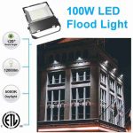 100W Flood Lights Outdoor 5000K Daylight White Lighting for Playground Yard (11)