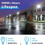 100W Flood Lights Outdoor 5000K Daylight White Lighting for Playground Yard (12)