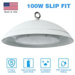 100W High Bay UFO Led Lights Equale To 450 Wats MHHPS With White Housing (9)