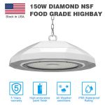 150W UFO High Bay LED Lighting Fixtures 5000K (13)