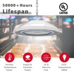 150W UFO High Bay LED Lighting Fixtures 5000K (15)