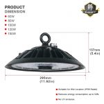150W UFO High Bay LED Lights ETL DLC Certification Hook Mount (12)