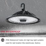 150W UFO High Bay LED Lights ETL DLC Certification Hook Mount (6)