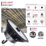 150W UFO highbay lights 150LMW 5000K 200-480VAC with Hook Mouting (10)