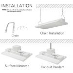 165W Linear High bay Led Light 120°Beam Angle With Motion Sensor (4)