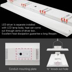 165W Linear High bay Led Light 120°Beam Angle With Motion Sensor (9)