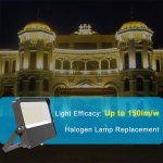 240W Flood LED Light 36,000LM 120-277VAC with Trunnion Mounting (1)