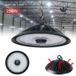 250W Led UFO High Bay 37,500LM 120 Beam angle With Black Finish (10)