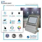 50 watt LED Flood Light IP67 5000K with EMC ETL Listed 6,500LM (14)