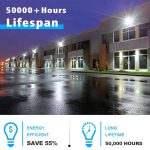 50 watt LED Flood Light IP67 5000K with EMC ETL Listed 6,500LM (6)