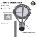 50W Led Post Top Area Light For Garden Yard Acorn Head Retrofit (16)