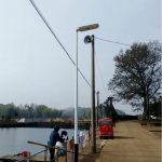 50W Solar street light for outdoor gardens courtyard parks (13)