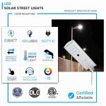 50W Solar street light for outdoor gardens courtyard parks (4)