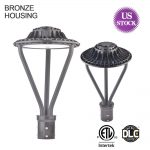 75W Led Post Top Luminaire 5000K With Dark Bronze Finish (5)