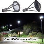 75W Led Post Top Luminaire 5000K With Dark Bronze Finish (6)