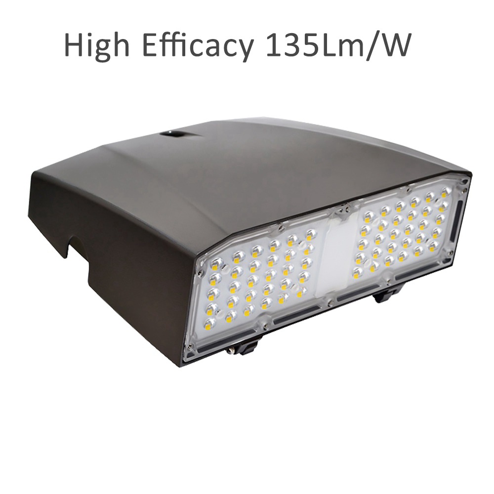 Commercial Electric LED Wall Pack 60W for Outdoor Building Lighting