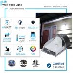 Exterior Wall Pack LED Lights 26W IP65 5000K 3,120LM with 100-277VAC (15)