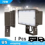 Flood LED 70W 5000K 8,900Lm with AC120-277V for Ground (2)