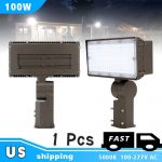 Flood LED Lamp 100W IP65 5000K 13,300Lm with AC120-277V (1)