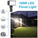 Flood LED Lamp 100W IP65 5000K 13,300Lm with AC120-277V (6)