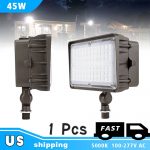 Flood Light Fixtures 45W IP65 5000K 5,650Lm with AC120-277V (1)