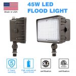 Flood Light Fixtures 45W IP65 5000K 5,650Lm with AC120-277V (7)