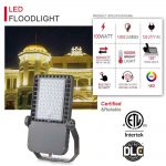 Flood Light LED 100W IP65 5000K 13,000Lm with AC120-277V (6)