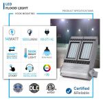 Flood Light LED 140W IP67 5000K with EMC ETL Listed 18,200LM (18)