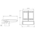 Flood Light LED 140W IP67 5000K with EMC ETL Listed 18,200LM (22)