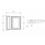 Flood Light LED 140W IP67 5000K with EMC ETL Listed 18,200LM (23)