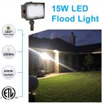 Flood Light LED 15W 5000K 2,000Lm with AC120-277V for Factories (8)