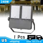 Flood Light LED 240W IP65 5000K 31,200Lm with 100-277VAC Black (3)