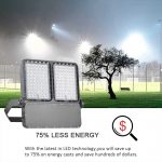 Flood Light LED 240W IP65 5000K 31,200Lm with 100-277VAC Black (9)