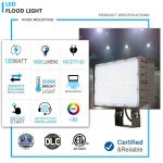 Flood Light LED Chip 135W 5000K with AC120-277V 18,000Lm (2)