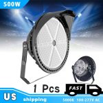 Football Stadium Flood Lights 500W IP65 with 100-277VAC for Stadium Lighting (2)