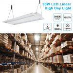 High Bay Linear Lighting 90W 5000K 12,600Lm with 120-277VAC (3)