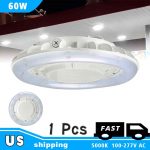 LED Canopy light fixture 60W 7100lm replacement 175W metal (1)