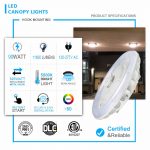 LED Canopy lighting 90W 11600lm 5000K with motion sensor (18)