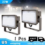 LED Flood Lights Outdoor 27W IP65 5000K with AC120-277V 3,600Lm (13)