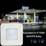 LED Gas Station Light 150W 5000K 19,000Lm with 100-277VAC White (11)