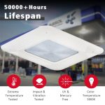 LED Gas Station Light 150W 5000K 19,000Lm with 100-277VAC White (7)