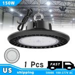 LED High Bay Ufo 150W IP65 5000K 19,500Lm 100-277VAC with ETL DLC listed (2)