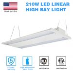 LED Linear High Bay 210W 5000K 29,000Lm with 120-277VAC for Workshop (1)