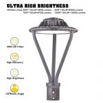 LED Post Top Fixtures 100W IP67 5000K 13,000LM 100-277VAC with Etl Dlc Listed (14)