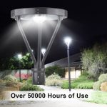 LED Post Top Light Fixture Solar 25W IP65 5000K with 3,000Lm (19)