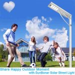 LED Solar Street light 80W 5600lm for outdoor street garden lighting (3)
